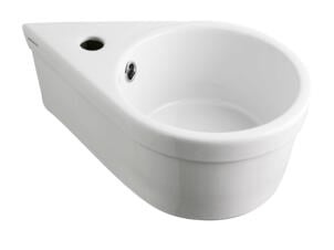 Lafiness Reflex lave-mains 30cm gauche blanc