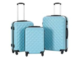 Reiskoffer set hard 3-delig blauw