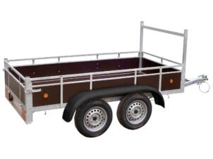 Remorque 257x132 cm double essieux