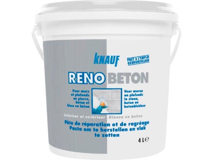 Knauf Renobeton pâte de réparation 4l 1