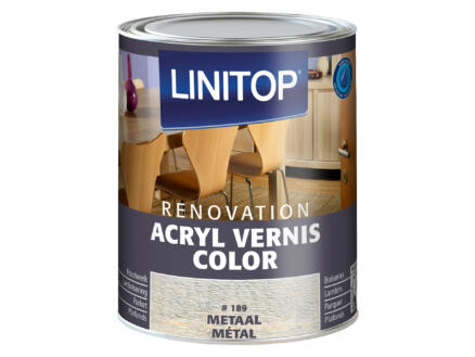 Linitop Renovation vernis acrylique satin 0,75l métal #189 1