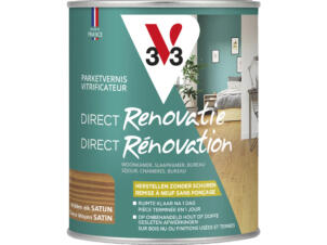 V33 Rénovation vitrificateur satin 0,75ml chêne moyen