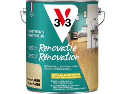 V33 Rénovation vitrificateur satin 5l incolore 1