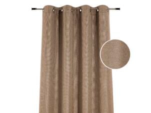 Home Style Rideau occultant avec œillets 140x260 cm bruno taupe