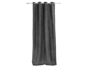 Home Style Rideau occultant thermique avec œillets 140x260 cm alina anthracite