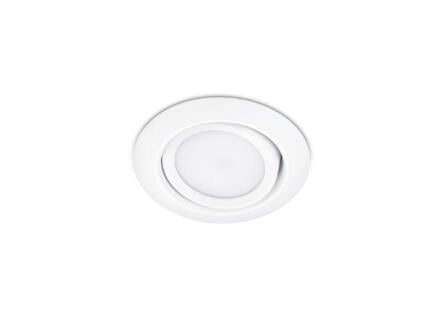 Trio Rila Spot LED encastrable rond 5W orientable nickel blanc 1