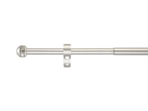 My Deco Rillball tringle à rideau extensible 120-210cm inox