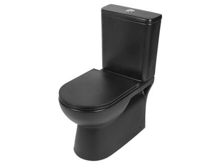 Differnz Rimless WC-pack zwart 1