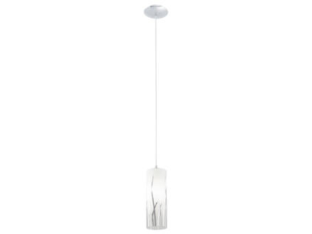 Eglo Rivato hanglamp E27 60W chroom/wit 1