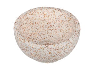 Differnz River vasque à poser 23cm beige terrazzo