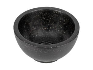 Differnz River vasque à poser 23cm noir mat terrazzo