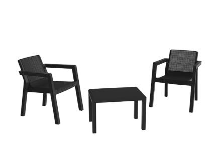 Riviera loungeset zwart