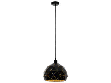 Eglo Roccaforte hanglamp E27 max. 60W 40cm zwart/goud 1