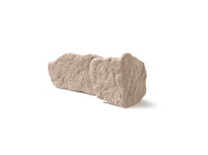 Rodos steenstrip hoek beige 10 stuks
