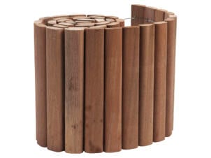 Rolborder 20cm 1,8m hardhout