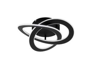 Eglo Rolimare plafonnier LED 35W noir/blanc