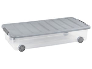 Curver Rollerbox Scotti boîte de rangement 35l transparent