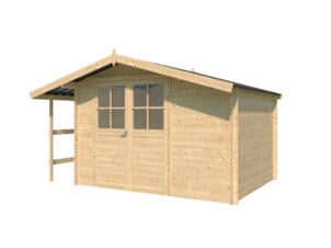 Gardenas Rome abri de jardin en bois 295x235x212 cm + extension 60cm