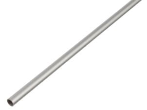 Ronde buis 12x1 mm 100cm geanodiseerd aluminium zilver