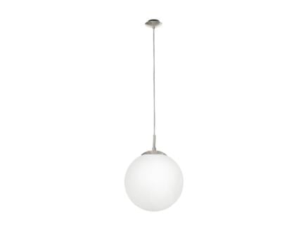 Eglo Rondo suspension E27 max. 60W 25cm nickel mat/blanc