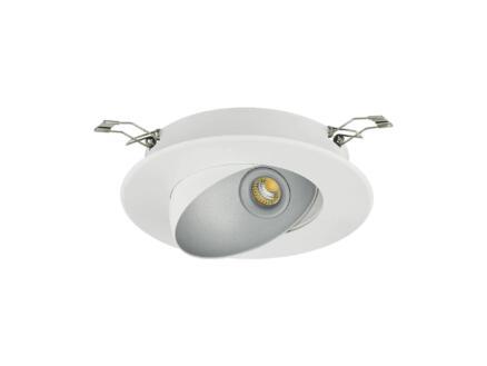 Eglo Ronzano spot LED encastrable 5W dimmable orientable blanc/argent 1