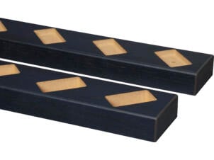 CanDo Roomdivider vloer/plafond profiel 45 MDF lava eiken 1 set