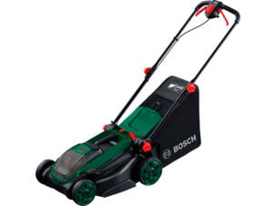 Bosch Rotak 18V2-38 tondeuse sans fil 2x18 V Li-Ion 38cm + 2 batteries et 1 chargeur