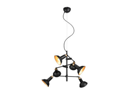 Trio Roxie hanglamp E14 max. 6x10 W zwart 1