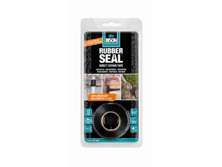 Bison Rubber Seal Direct Repair Tape ruban adhésif de réparation 3m 2,5cm 1