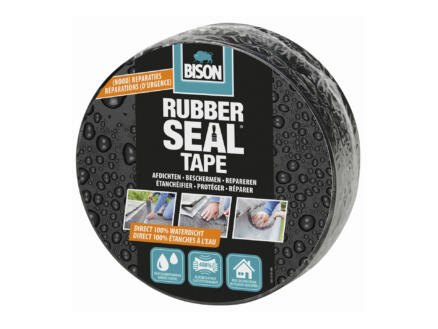 Bison Rubber Seal Tape ruban adhésif de réparation 5m 7,5cm 1