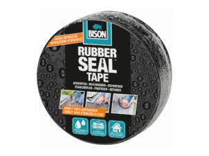 Bison Rubber Seal Tape ruban adhésif de réparation 5m 7,5cm