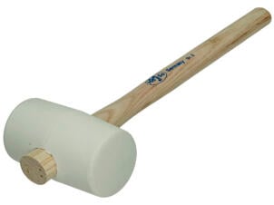 Rubber hamer 520g wit