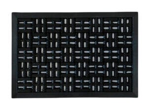 Rubbermat dambord 40x60 cm