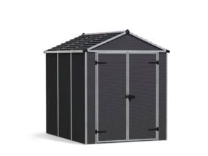 Canopia Rubicon abri de jardin en résine 229x185x217 cm gris