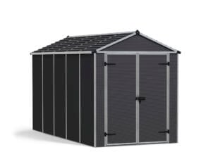 Canopia Rubicon abri de jardin en résine 378,6x185x217 cm gris