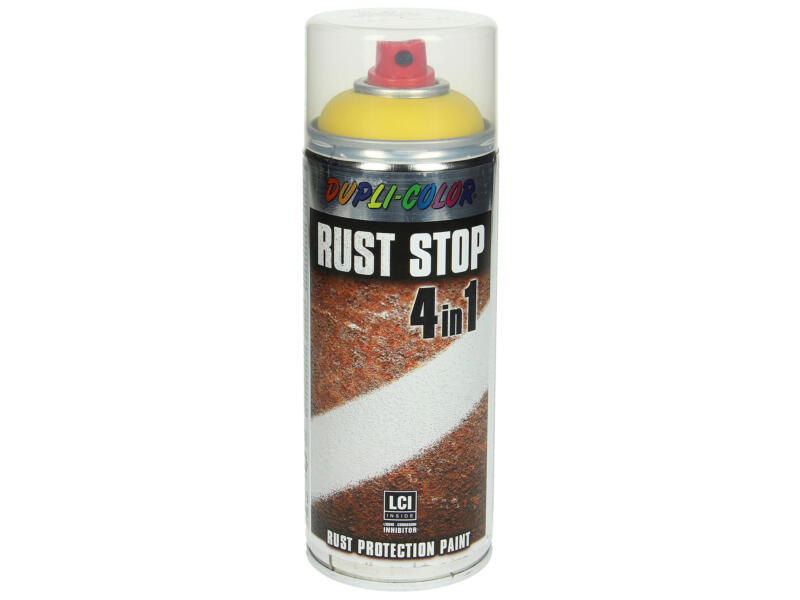 Rust Stop Box Dupli Color Rust Stop 4-in-1 anti-roestlak 0,4l koolzaadgeel | Hubo