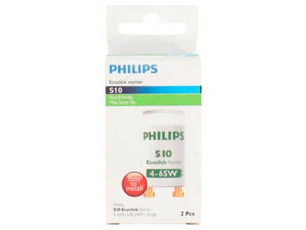 Philips S10 starter tube TL 4-65W 2 pièces 1