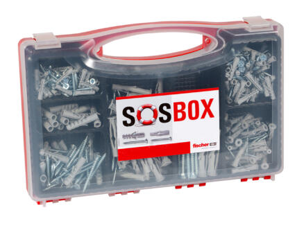 Fischer SOS-Box pluggenset S 5/6/8 FU 6/8/10 met schroef 180 stuks 1