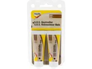Polyfilla SOS reboucheur bois 2x20 ml blanc