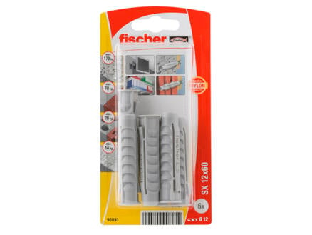 Fischer SX pluggen 12x60 mm 6 stuks 1