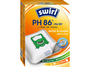 Swirl Sacs aspirateur PH86 4 pièces