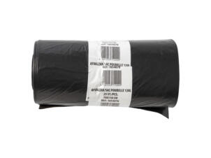 Mack Sacs-poubelle 120l noir 25 pièces