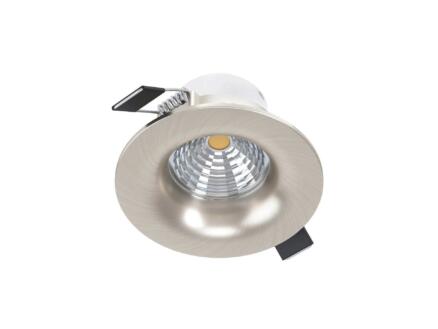 Eglo Saliceto spot LED encastrable rond 6W dimmable nickel mat 1