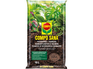Compo Sana potgrond voor kamerplanten & palmen 10l