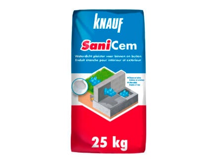Knauf Sanicem plâtre 25kg 1