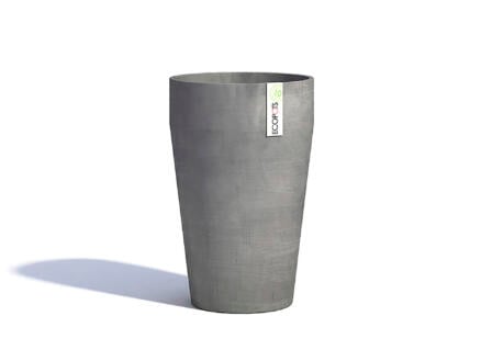 Ecopots Sankara XL pot à fleurs conique 45cm gris 1