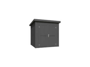 Outdoor Life Products Sara houten tuinhuis 200x200x216,6 cm blokhut carbon grey