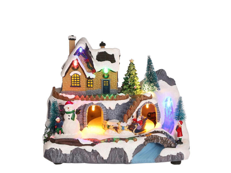 Village hivernal traîneau Père Noël 30x25x25 cm | vente en ligne sur Village hivernal traîneau Père Noël 30x25x25 cm | vente en ligne sur