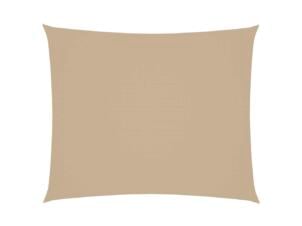 Schaduwdoek rechthoekig 4x6 m beige