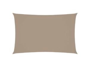 Schaduwdoek rechthoekig 4x7 m taupe